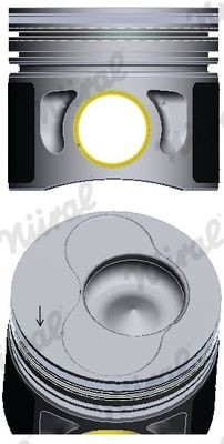 Piest NÜRAL 87-114907-66 NÜRAL 87-114907-66: Piest motora Audi A4 2003