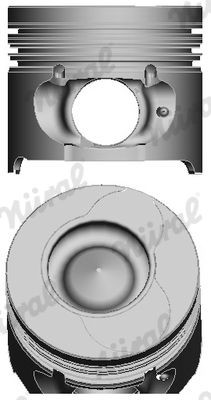 Piest NÜRAL 87-123400-10 NÜRAL 87-123400-10 Piest motora DACIA LOGAN 2010