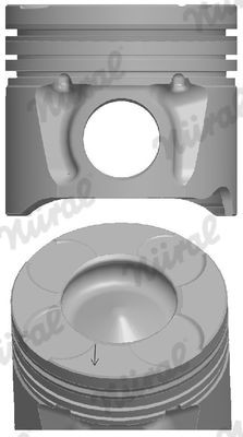 Kolvid NÜRAL 87-137606-00 NÜRAL 87-137606-00 FIAT PUNTO 2006 Kolvid