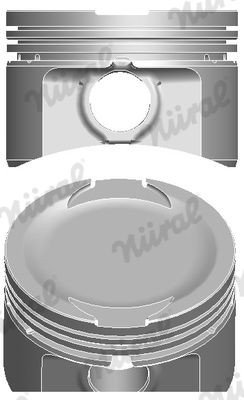 Pistone motore NÜRAL 87-138400-40 NÜRAL 87-138400-40 Pistone motore Fiat PUNTO 2002