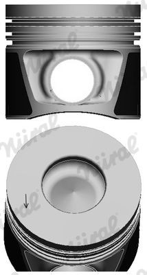 NÜRAL Kolvid 87-139507-00 Mitsubishi KH_, KG_ Kolvid 87-139507-00 NÜRAL