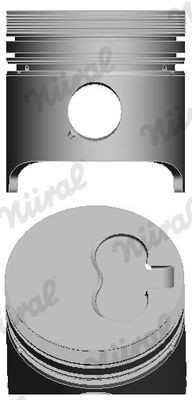 NÜRAL Piston 87-152007-10 price Fiat 230 Engine piston 87-152007-10 NÜRAL