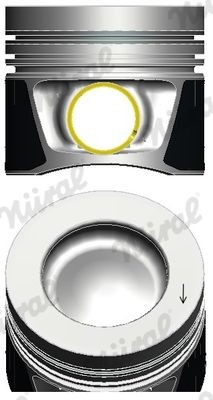 NÜRAL Stempel 87-432300-00 NÜRAL 87-432300-00 Motor stempel Seat Leon 1p1 billige