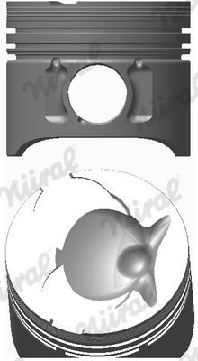 Piston NÜRAL 87-743100-40 NÜRAL 87-743100-40 Piston moteur MERCEDES-BENZ Classe G 1999