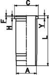 KOLBENSCHMIDT Cilindra čaula 89367110 Cilindra čaula / -komplekts KOLBENSCHMIDT TRAFIC 89367110 lēti