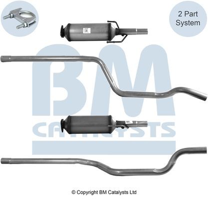 Roetfilter (DPF) BM CATALYSTS BM11062 BM CATALYSTS BM11062 Partikelfilter OPEL MERIVA 2006