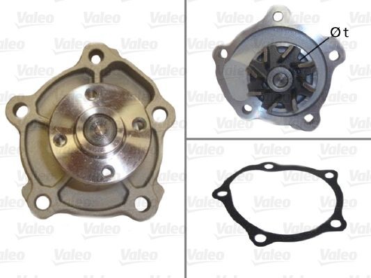 VALEO Vattenpump 506975 506975 VALEO kylvätskepump Fiat SEICENTO