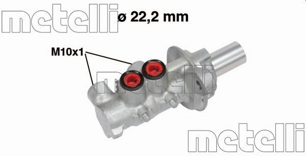 Maître-cylindre de frein METELLI 05-0740 METELLI 05-0740 Maître-cylindre Opel AGILA 2013