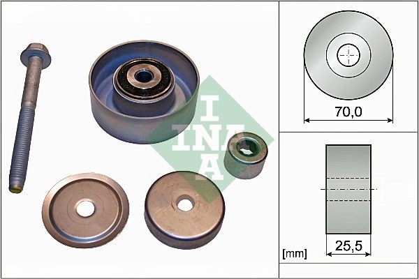 INA Vratná / vodiaca kladka rebrovaného klinového remeňa 532 0665 10 INA 532 0665 10 Vratná / vodiaca kladka rebrovaného klinového remeňa VAUXHALL Insignia Mk1 (A) Hatchback (G09) 1.6 Turbo (68) 180 KS 2017