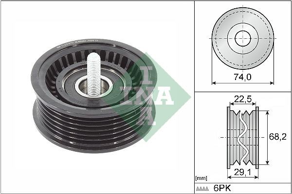 Seade- / juhtrull, soonrihm INA 532 0784 10 INA 532 0784 10: Seaderull Mercedes E-klass 2021