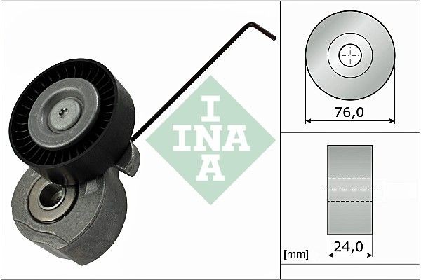 INA Napínacie rameno rebrovaného klinového remeňa 534 0324 10 cena Napínacie rameno LAND ROVER 534 0324 10 INA