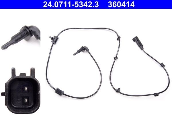 ATE ABS sensor 24.0711-5342.3 Saab 900 ATE abs sensor 24071153423