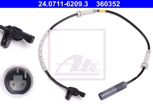 ATE ABS Sensor 24.0711-6209.3 ATE 24.0711-6209.3 ABS sensor NISSAN PRIMASTAR originale
