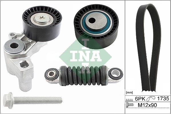INA Poly V-riem set 529 0097 10 Poly-V-snaar INA FIORINO 529 0097 10 goedkoop