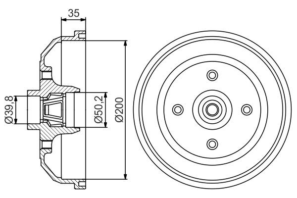BOSCH Bromstrumma 0 986 477 256 0 986 477 256 BOSCH bromstrummor FORD USA WINDSTAR