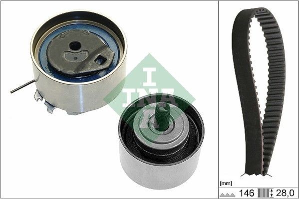 Distributieriem set INA 530 0641 10 INA 530 0641 10: Distributieriem set Chrysler VOYAGER 2008