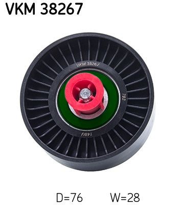 SKF Styrrulle, drivrem VKM 38267 SKF VKM 38267 Löprulle Mercedes CLC CL203 original