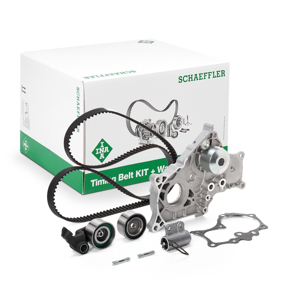 INA Registerreimsett med vannpumpe 530 0543 30 INA 530 0543 30 Registerreimsett Toyota Corolla Verso E12 originale pris