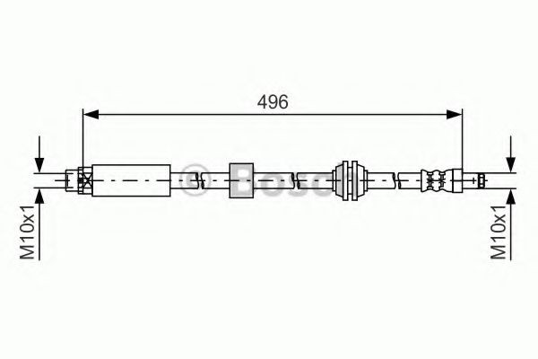 BOSCH Jarruletku 1 987 481 590 1 987 481 590 BOSCH Jarruletku PORSCHE 356
