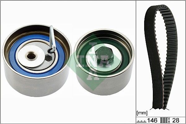 INA Distributieriem set 530 0587 10 Chrysler PT CRUISER Tandriemset INA 530 0587 10