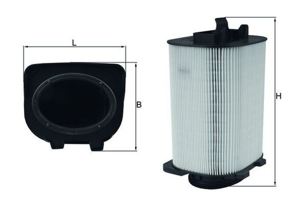 MAHLE Φίλτρο αέρα LX 3775 MAHLE Φίλτρο αέρα INFINITI LX 3775