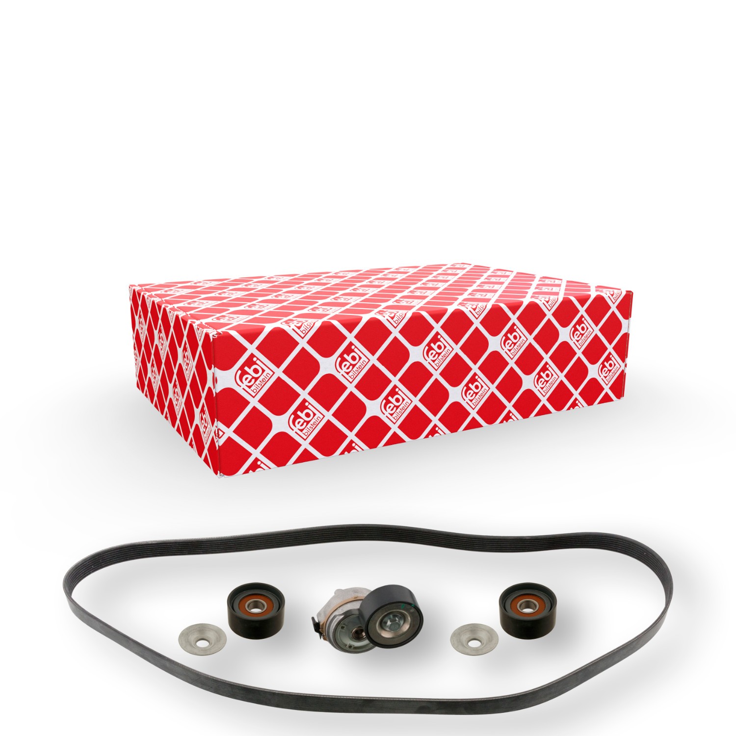 FEBI BILSTEIN V-Ribbed Belt Set 45966 45966 FEBI BILSTEIN serpentine belt kit CHEVROLET