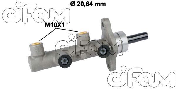 CIFAM Bremsehovedcylinder 202-814 CIFAM 202-814 Honda Accord CL7 Hovedbremsecylinder til en rimelig pris