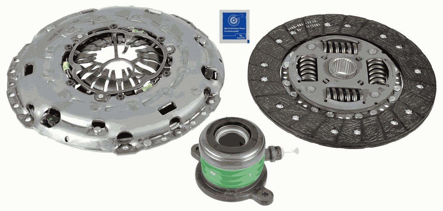 SACHS Clutchsett 3000 990 308 Kobling Amarok 2H: Clutchsett SACHS XTend Kit plus CSC 3000 990 308