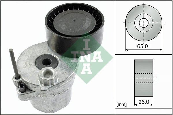 INA Kiristinvarsi, moniurahihna 534 0570 10 INA 534 0570 10 Mercedes Vito W447 hihnankiristin vaihto hinta