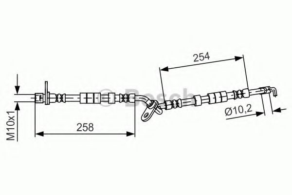 BOSCH Tubo freno 1 987 481 595 1 987 481 595 Tubi freno BOSCH MAZDA RX-8 costo