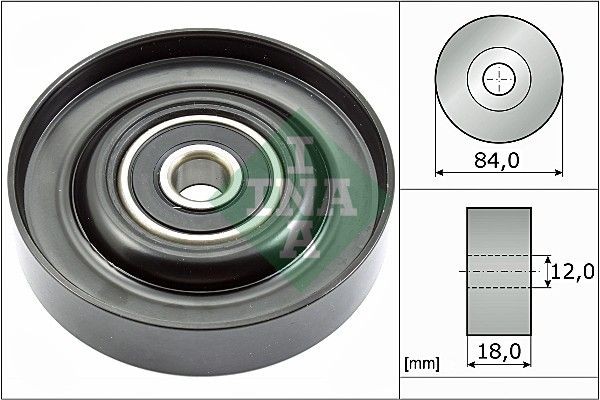Τροχαλία παρέκκλισης, ιμάντας poly-V INA 532 0785 10 INA 532 0785 10: Τροχαλια αδρανειας Nissan MICRA 2002
