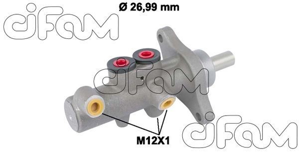 CIFAM Hauptbremszylinder 202-832 Bremszylinder CIFAM Volkswagen ARTEON 202-832