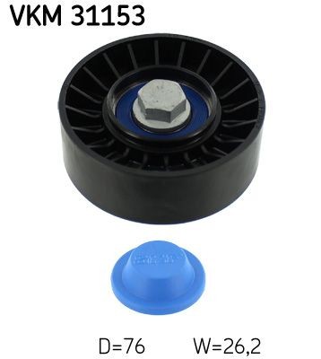 SKF Polia de desvio / de guia, correia trapezoidal estriada VKM 31153 SKF VKM 31153 originais Polia de desvio Audi A3 Hatchback 8P1 custo