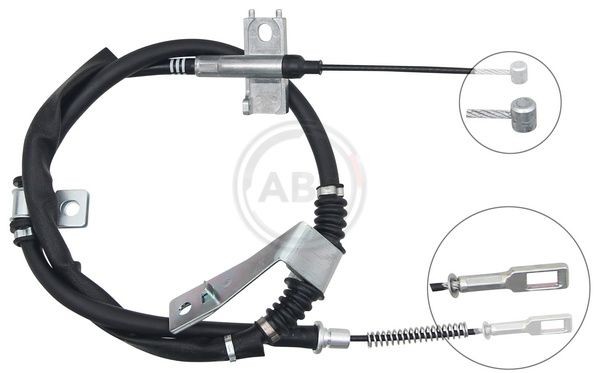 A.B.S. Ντίζα, φρένο ακινητοποίησης K10078 A.B.S. K10078 Ντίζα χειροφρένου Ssangyong Actyon Sports I σε χαμηλές τιμές