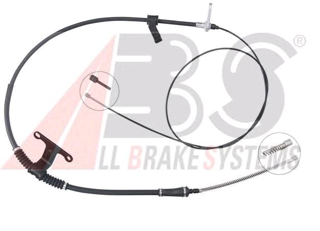 A.B.S. Câble de frein à main K17444 A.B.S. K17444 d'origine Tirette à câble frein de stationnement SUZUKI SAMURAI prix