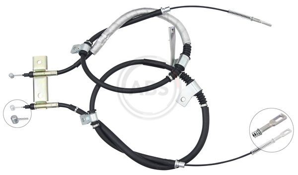 A.B.S. Håndbremsekabel K17448 A.B.S. K17448 Korando II SUV Bremsekabel originale pris