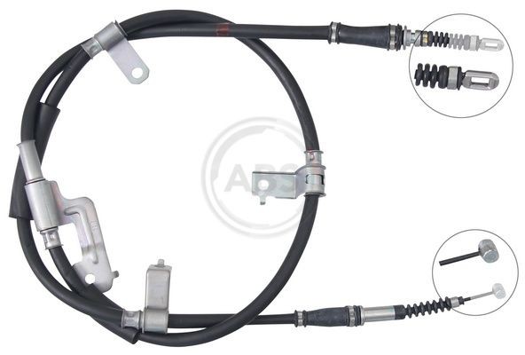 A.B.S. Tross, seisupidur K17488 A.B.S. K17488 Käsijarru vaijeri originaal INNOCENTI