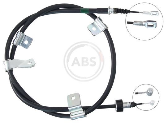 A.B.S. Hand brake cable K17504 A.B.S. K17504 ALFA ROMEO 146 hand brake cable replacement