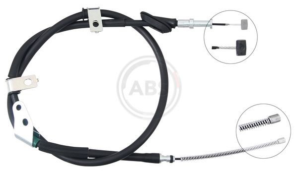 A.B.S. Câble de frein à main K17581 A.B.S. K17581 Câble de frein de stationnement SUBARU Impreza III Berline (GR) pas cher