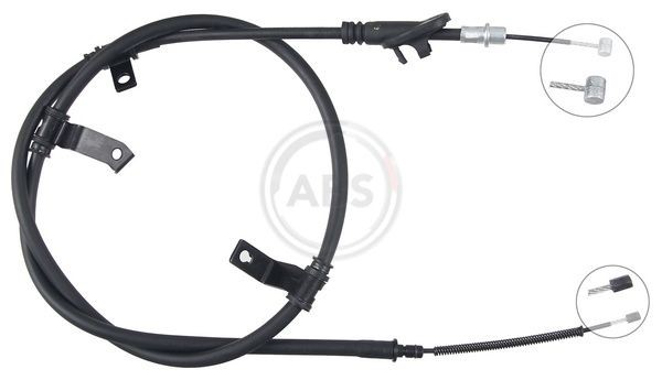 Ντίζα, φρένο ακινητοποίησης A.B.S. K19187 A.B.S. K19187: Ντίζα φρένου Chrysler PT CRUISER 2009