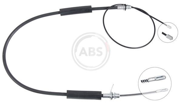 A.B.S. Håndbremsekabel K19822 A.B.S. K19822 Håndbremse INFINITI Q70 originale