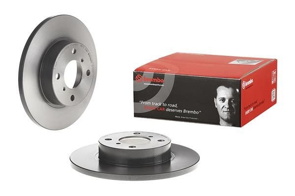Remschijf BREMBO 08.8705.11 BREMBO Prime 08.8705.11 Remschijven set SUZUKI WAGON R+ 2004