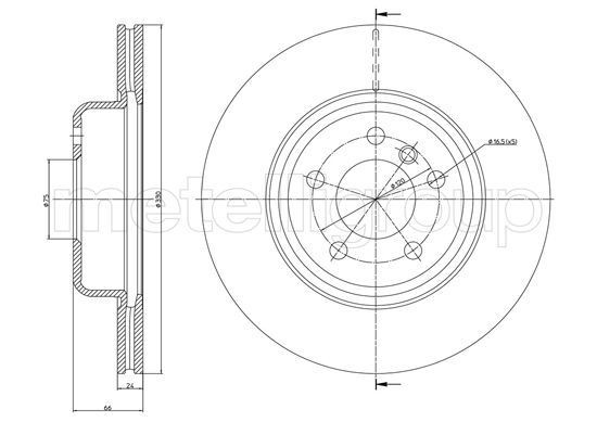 CIFAM Disco freno 800-1253C 800-1253C Dischi freno CIFAM BMW Serie 1 costo