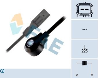 FAE Capteur de cliquetis 60250 Ford TRANSIT CONNECT Capteur de cognement FAE 60250