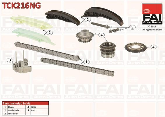FAI AutoParts Steuerkettensatz TCK216NG TCK216NG FAI AutoParts E46 Touring Steuerkettensatz kaufen