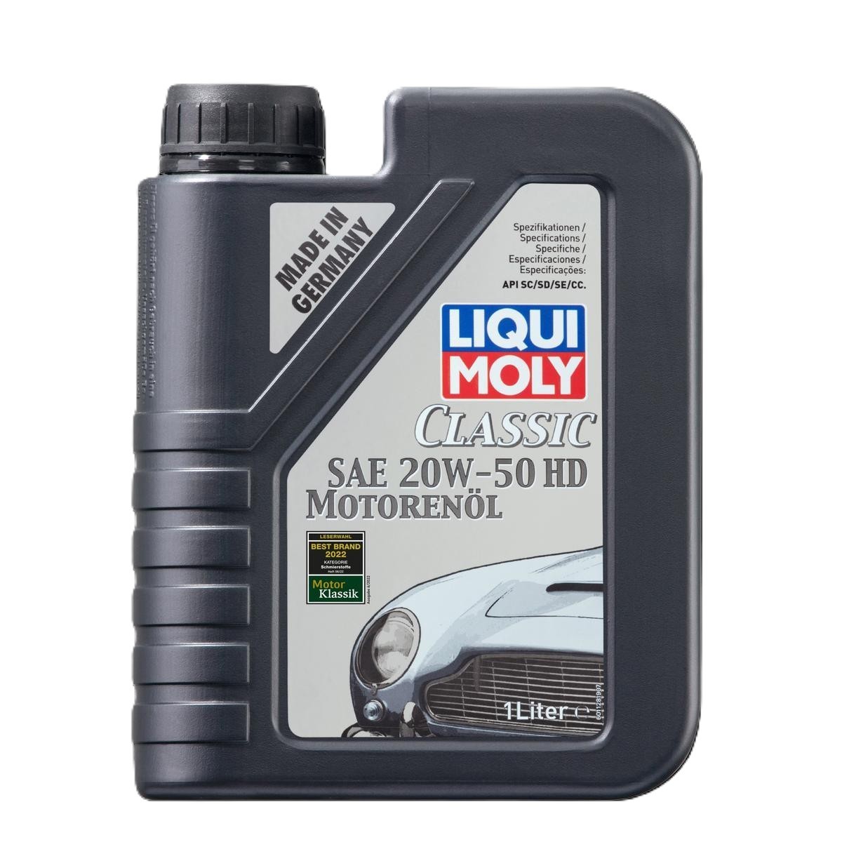 LIQUI MOLY Motorolie 1128 Motor JAGUAR Mk X (420G): Motorolie LIQUI MOLY Classic Motoroil, HD 1128