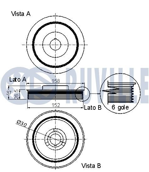 RUVILLE Kit catena distribuzione 3450047S 3450047S Kit catena RUVILLE prezzi