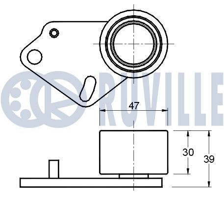 RUVILLE Jakoketjusarja 3454036SD 3454036SD RUVILLE Jakopään ketju AUDI A4