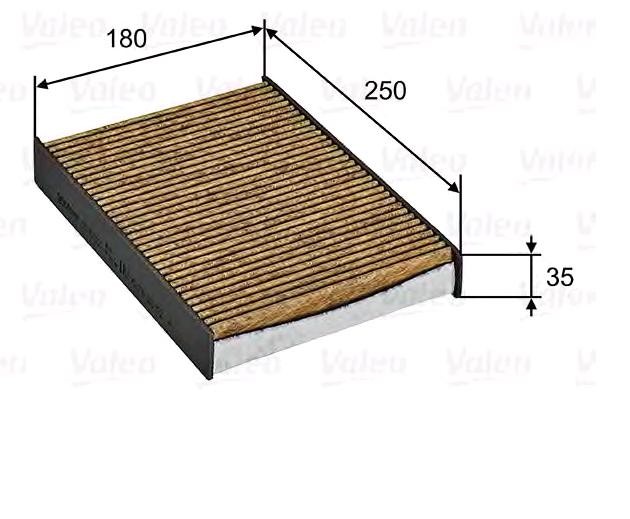 VALEO Pollenfilter 701032 701032 Pollenfilter NISSAN PICK UP VALEO