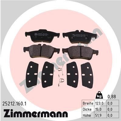 ZIMMERMANN Bremžu kluči 25212.160.1 Sporta bremžu kluči ZIMMERMANN 440 K 25212.160.1 lēti